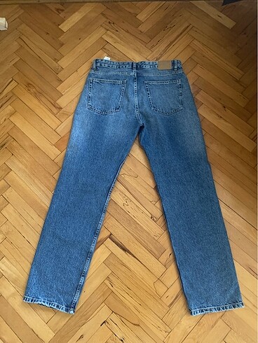 42 Beden mavi Renk Pull & Bear Straighr Jean Kot Pantolon