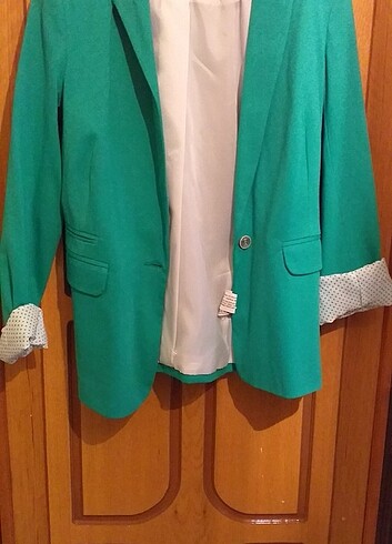Pull&Bear L beden Yeşil renk ceket