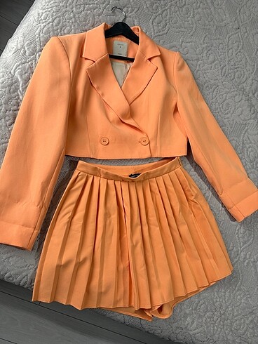 Blazer ceket etek takım