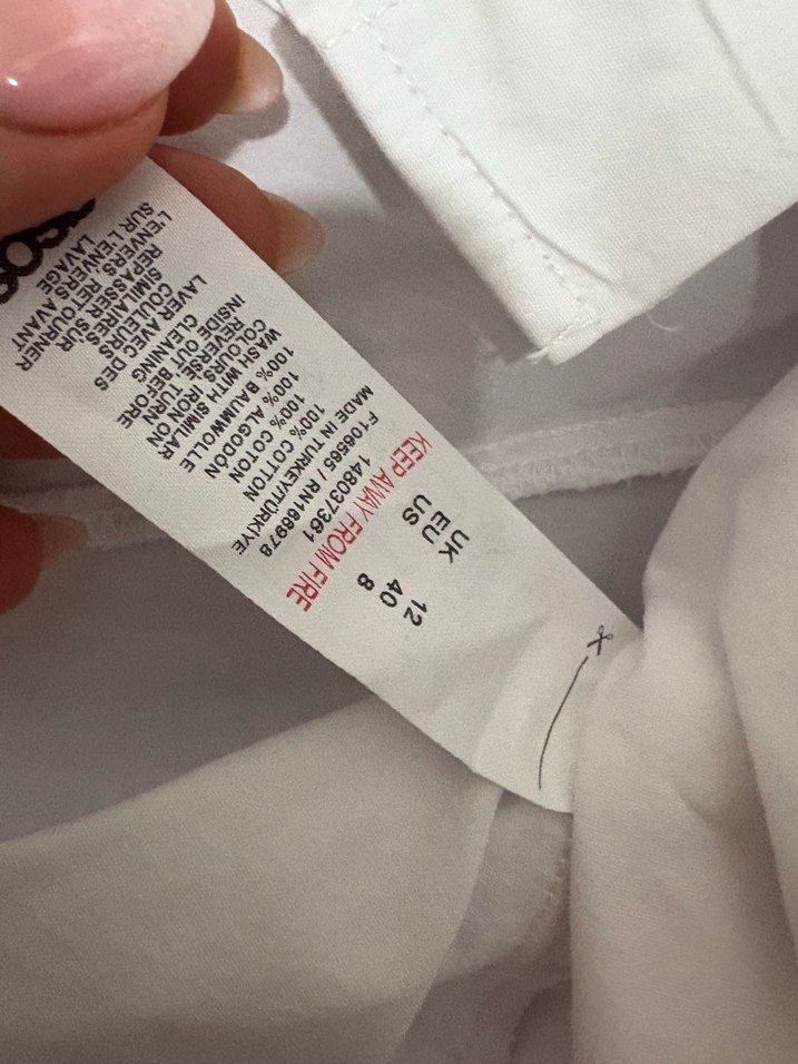 Beyaz Kemerli Kadın Gömlek - Görsel 5