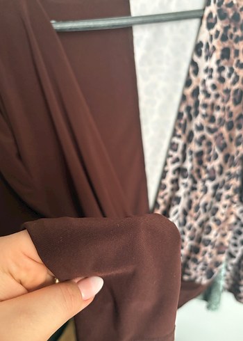 Drapeli V Yakalı Kadın Bluz - Görsel 3