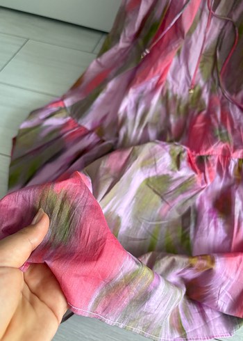 xxl Beden pembe Renk Zara yaLık uzun elbise