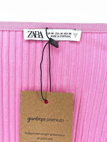 m Beden pembe Renk Zara Bluz %70 İndirimli.