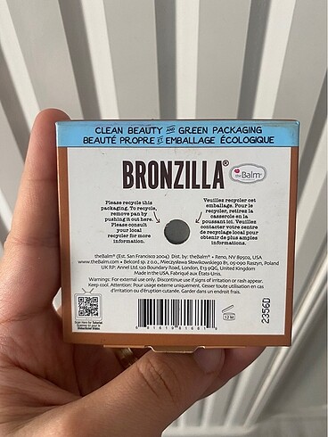 Beden The balm bronzilla bronzer