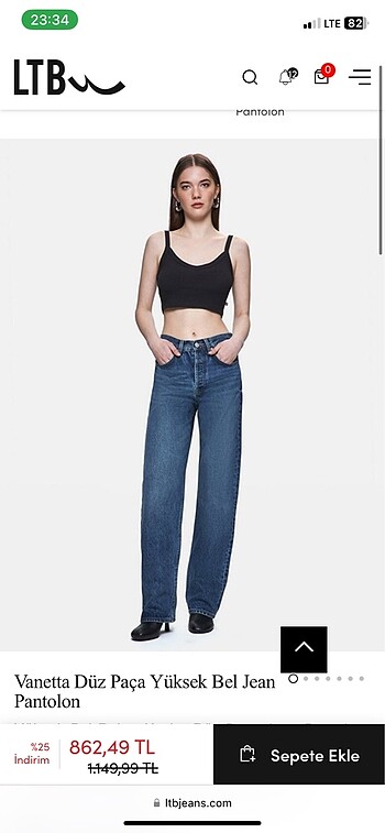 Ltb vanetta jean