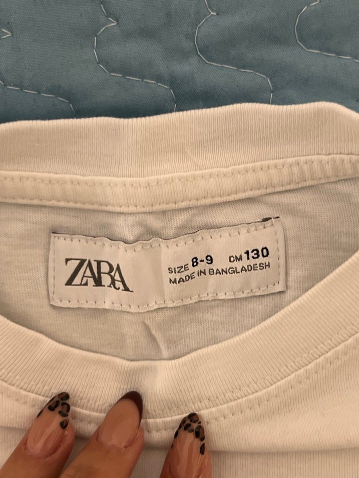 Erkek Çocuk Beyaz Baskılı Kısa Kollu Tişört - Görsel 2