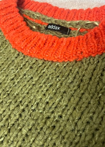 Yeşil Örgü Kadın Kazak - Görsel 2