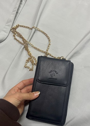 Zincir Detaylı Deri Kadın Cüzdan canta - Görsel 2