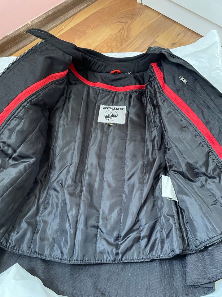 Siyah unisex Biker Ceket, Kemerli, Dar Kesim - Görsel 3