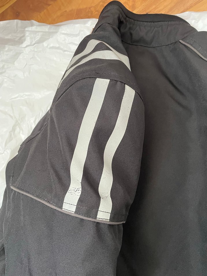 Siyah unisex Biker Ceket, Kemerli, Dar Kesim - Görsel 5