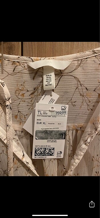 xl Beden H&M sıfır bluz