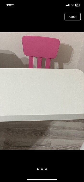Ikea Mammut Masa Sandalye