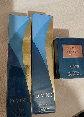 Oriflame 2 Divine 1 Amber 