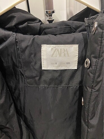 8 Yaş Beden siyah Renk Zara çocuk mont