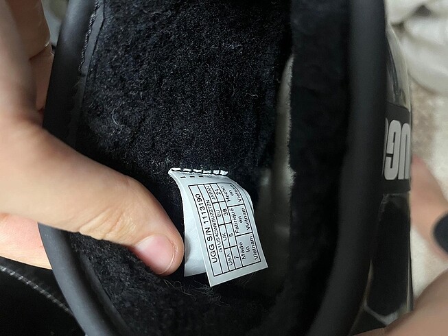 38 Beden siyah Renk ugg clear