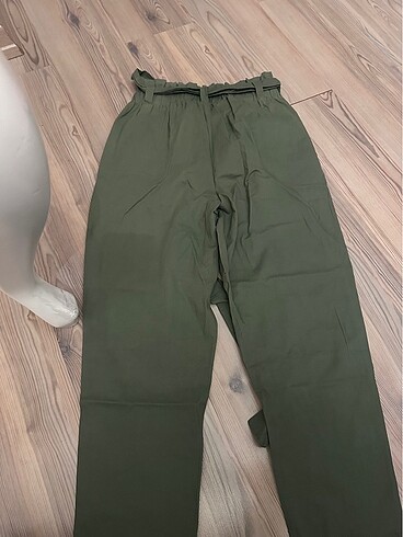 38 Beden yeşil Renk kumaş pantolon