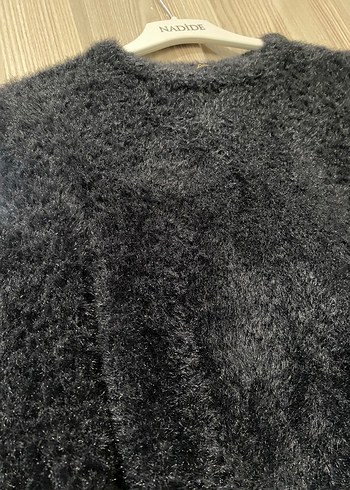 diğer Beden siyah Renk Siyah Kadın Triko Sweatshirt