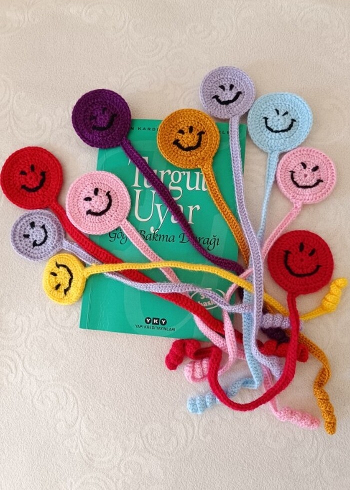 El örgüsü kitap ayracı  - Görsel 2