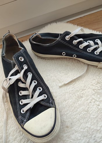 Siyah Converse Ayakkabı Orijinal - Görsel 3