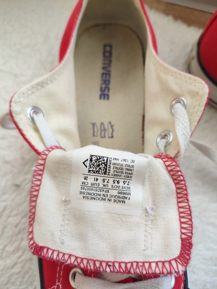 Kırmızı Converse Orijinal - Görsel 3