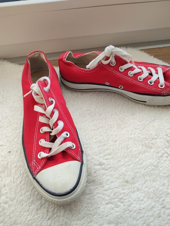 Kırmızı Converse Orijinal - Görsel 4