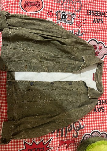 İşlemeli Kadın Kot Ceket - Ana görsel