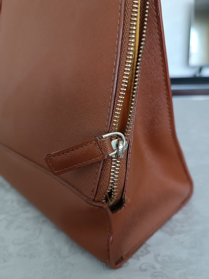 Beymen Taba rengi Deri Fermuarlı Kadın Çanta - Görsel 5