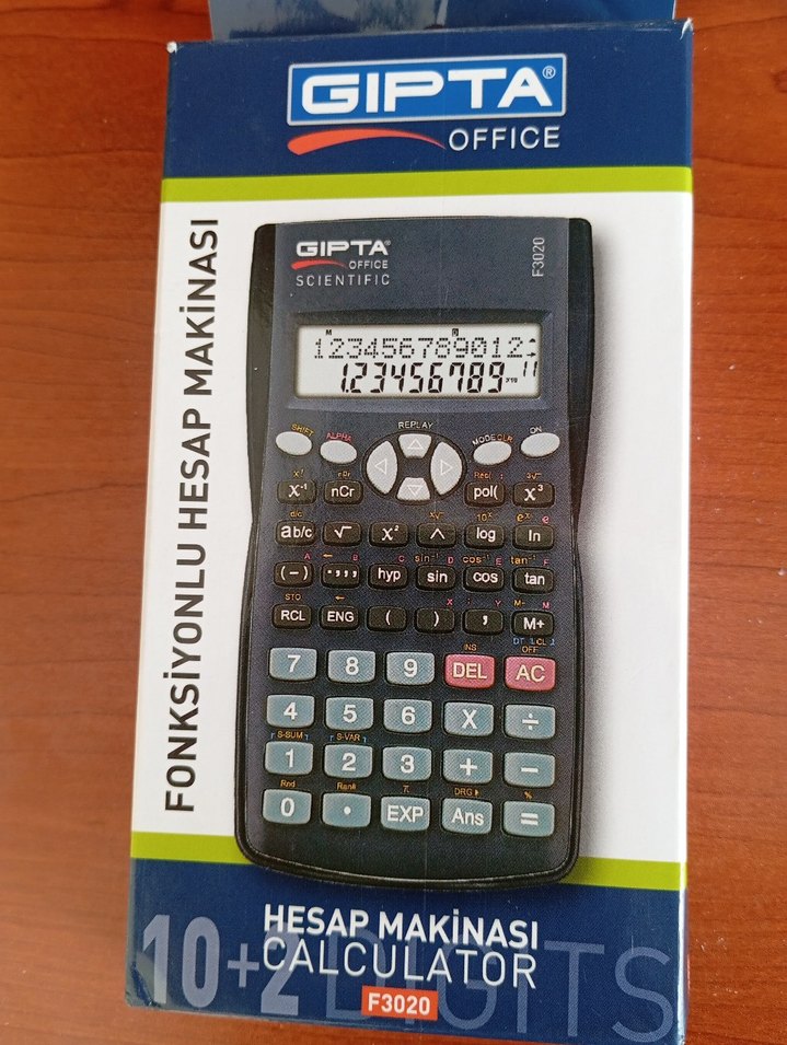 GIPTA Fonksiyonlu Hesap Makinesi F3020 - Görsel 2