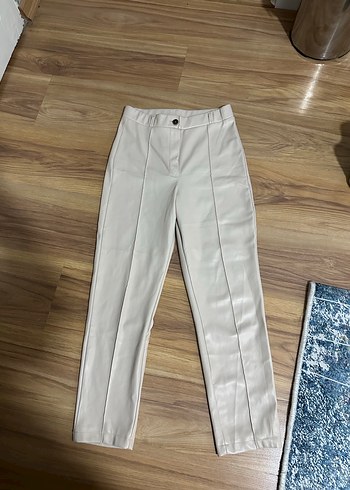 Bej deri Pantolon - Görsel 2