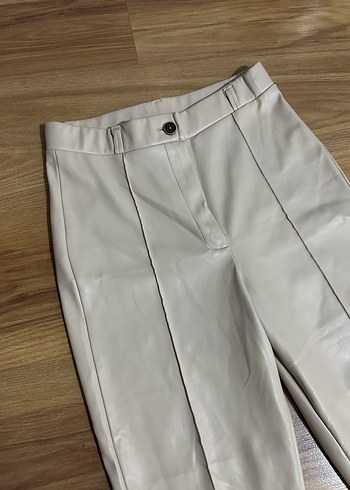 Bej deri Pantolon - Görsel 3