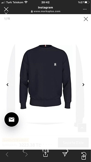 TOMMY HİLFİGER SWEATHIRT