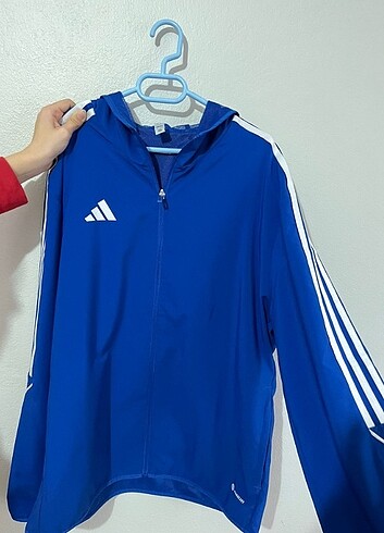 Adidas Mavi yağmurluk