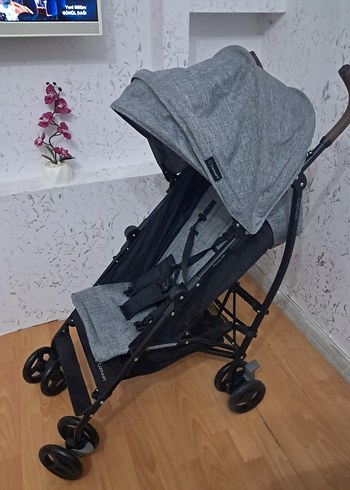 Gri Bebek Arabası