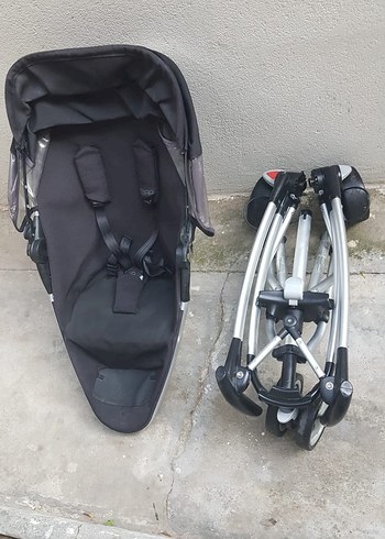 Gri Bebek Arabası Katlanabilir Model - Görsel 11