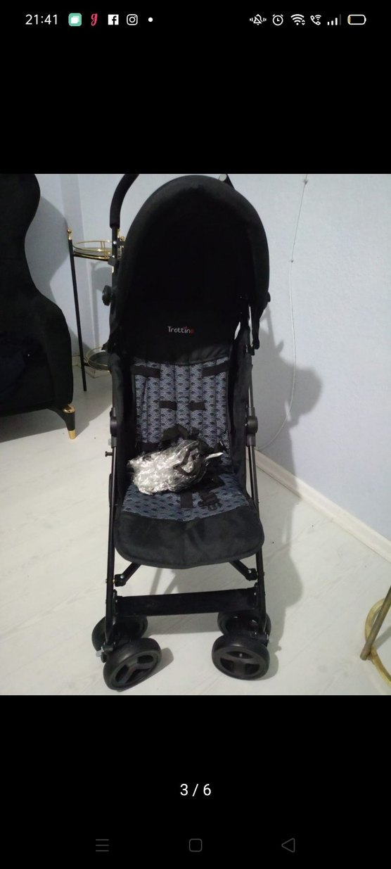 Siyah Bebek Arabası - Görsel 3