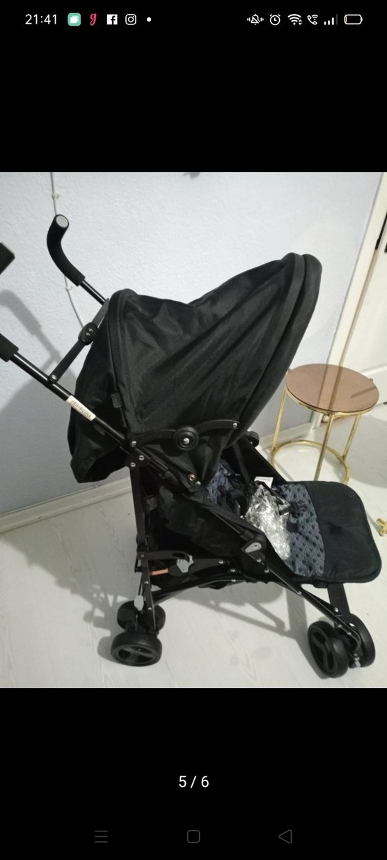 Siyah Bebek Arabası - Görsel 5