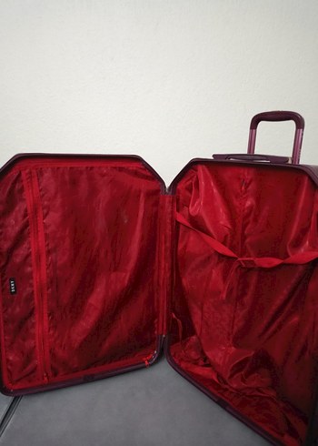 Bordo DKNY orjinal Valiz - Görsel 7