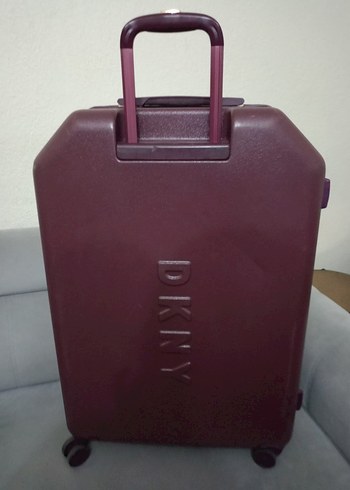Bordo DKNY orjinal Valiz - Görsel 6