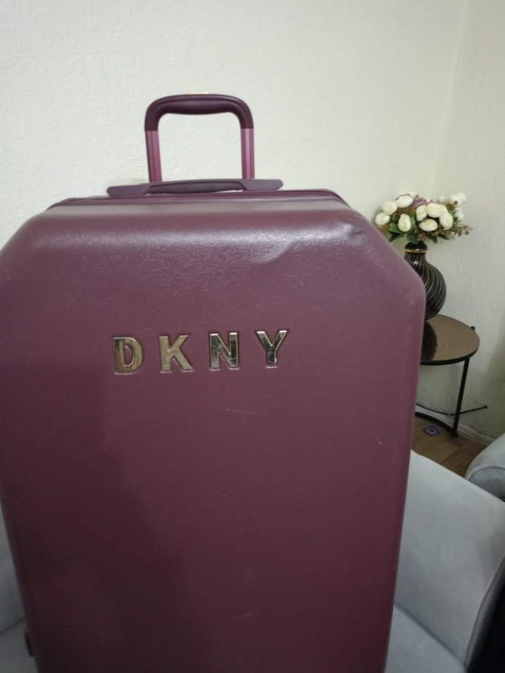 Bordo DKNY orjinal Valiz - Görsel 2