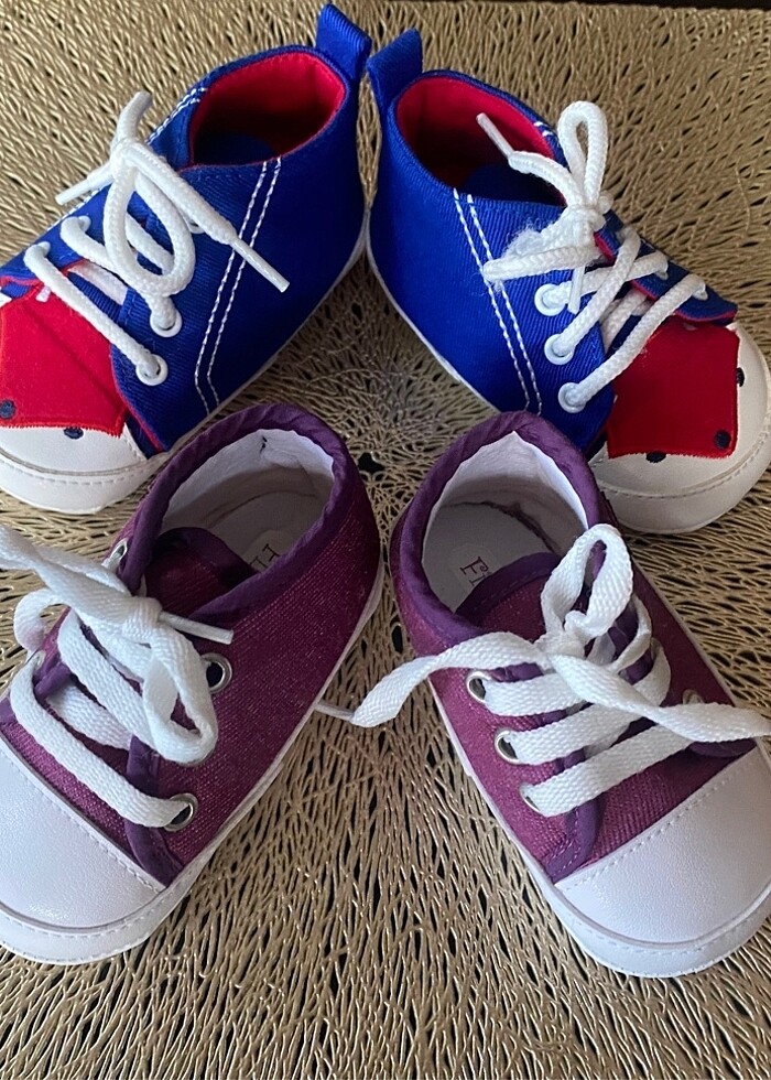 Erkek bebek bez ayakkabısı - Görsel 2