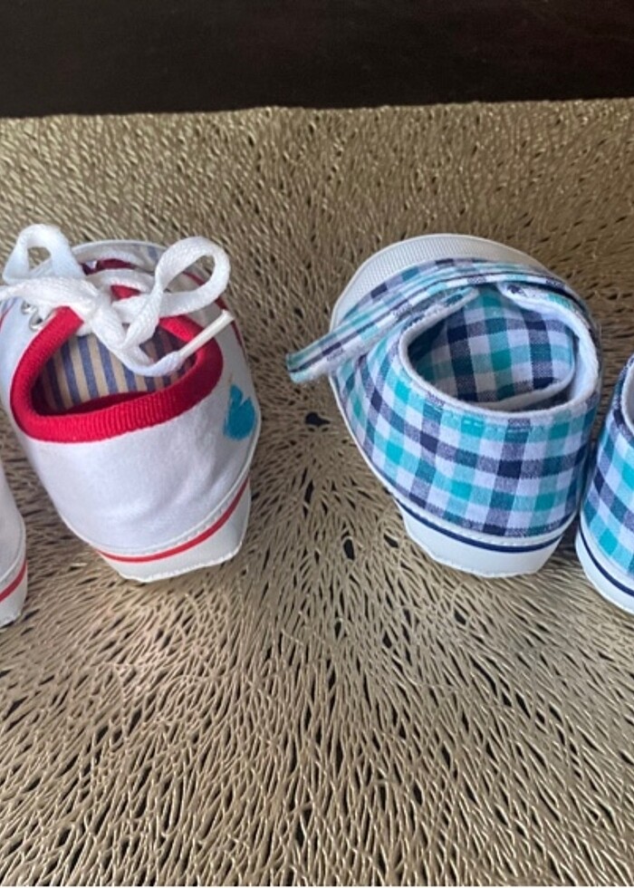 Erkek bebek bez ayakkabısı - Görsel 4