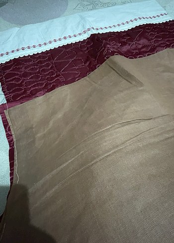 Bordo Nakışlı Parlak Seccade - Görsel 2