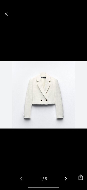 Zara Crop Blazer