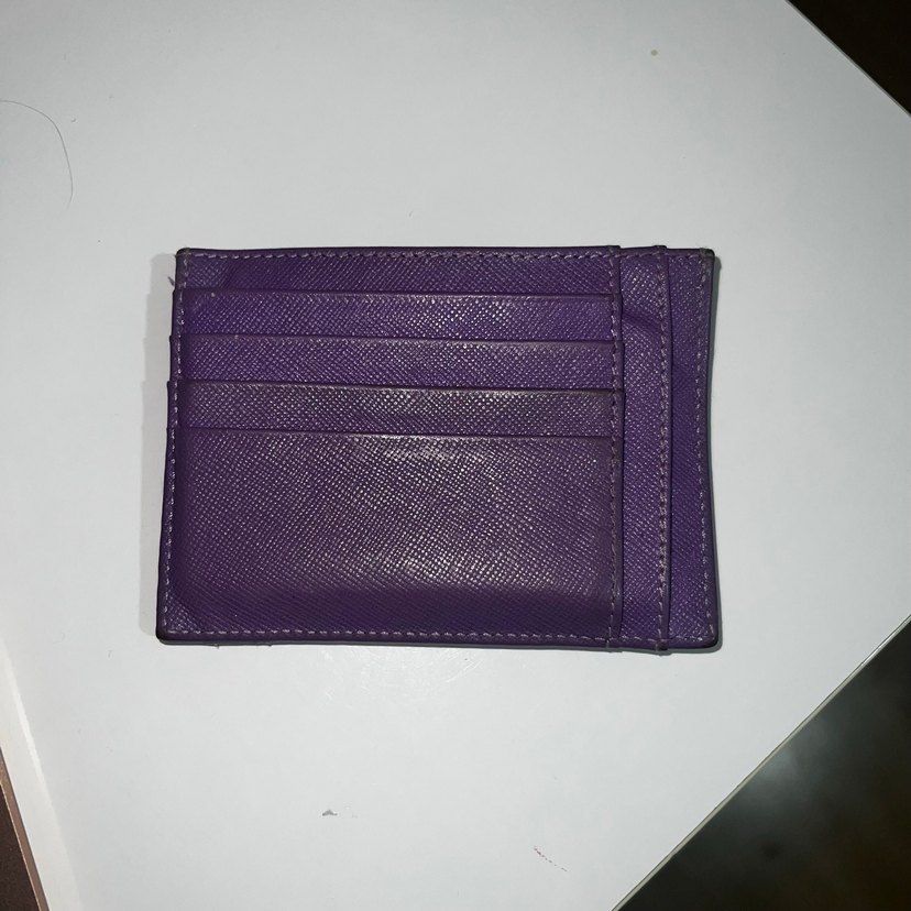 Kadın Mor Suni Deri Fermuarlı Cüzdan - Görsel 2