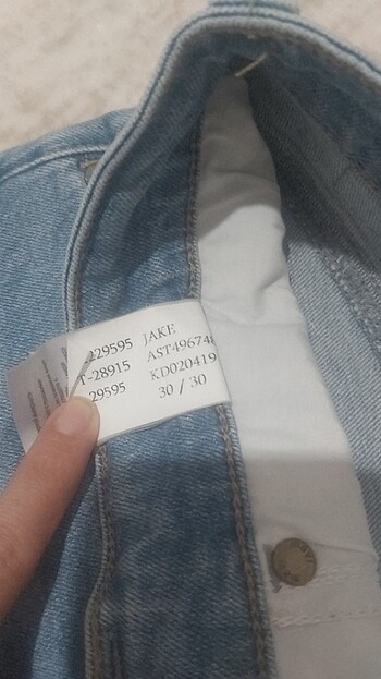 30 Beden mavi Renk Kot pantolon