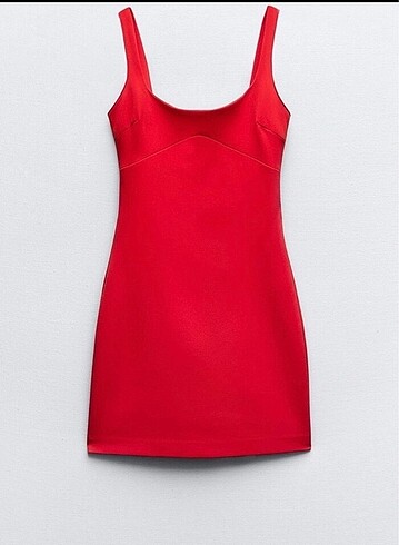 Zara Kırmızı Etiketli elbise