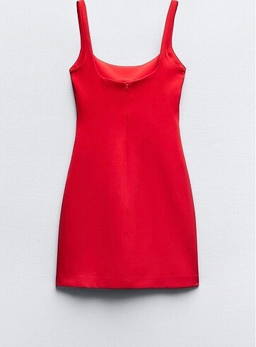 xs Beden Zara Kırmızı Etiketli elbise