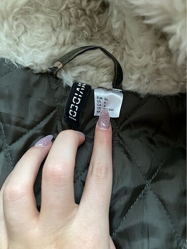 s Beden H&M Asker Desenli Mont S