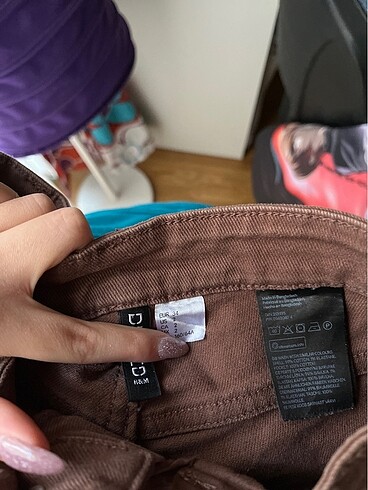 xs Beden H&M Kot pantolon 34