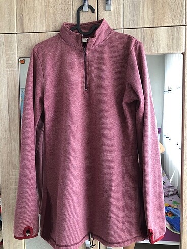 fermuarli spor sweatshirt